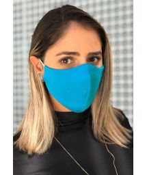 Многоразовая защитная маска голубого цвета - FACE MASK BBS07